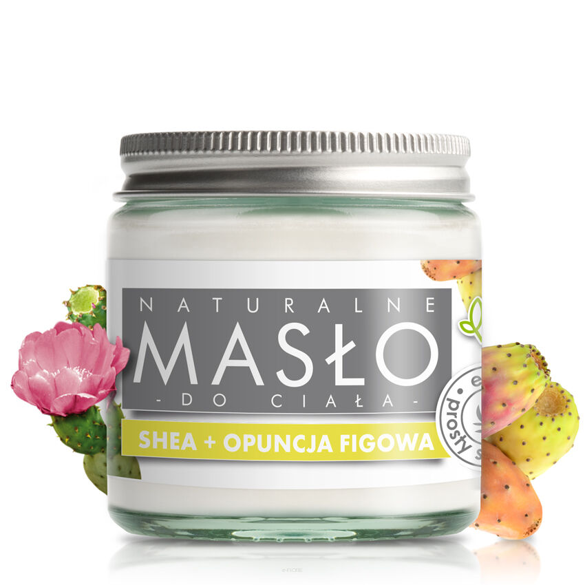 Luksusowe masło do ciała 100% Shea Butter z OPUNCJĄ FIGOWĄ i witaminami 120ml